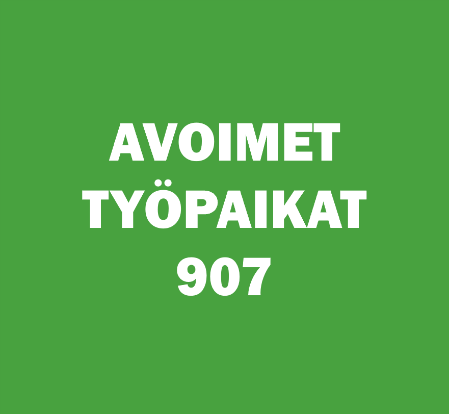 Avoimet työpaikat 907